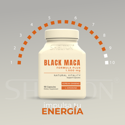 Shelton Black Maca Formula Plus 1,500 mg (90 CAPSULAS)