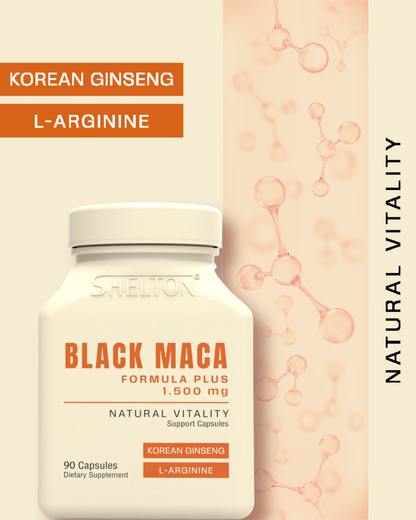 Shelton Black Maca Formula Plus 1,500 mg (90 CAPSULAS)