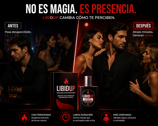 PERFUME CON FEROMONAS LIBIDUP