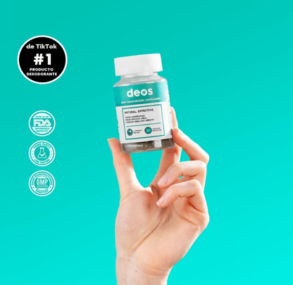 DEOS Body Deodorizing Supplement | Suplemento de Frescura Corporal (60 CÁPSULAS)