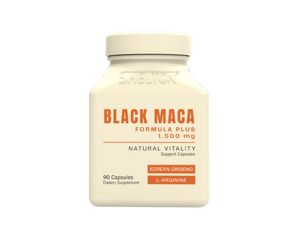 Shelton Black Maca Formula Plus 1,500 mg (90 CAPSULAS)